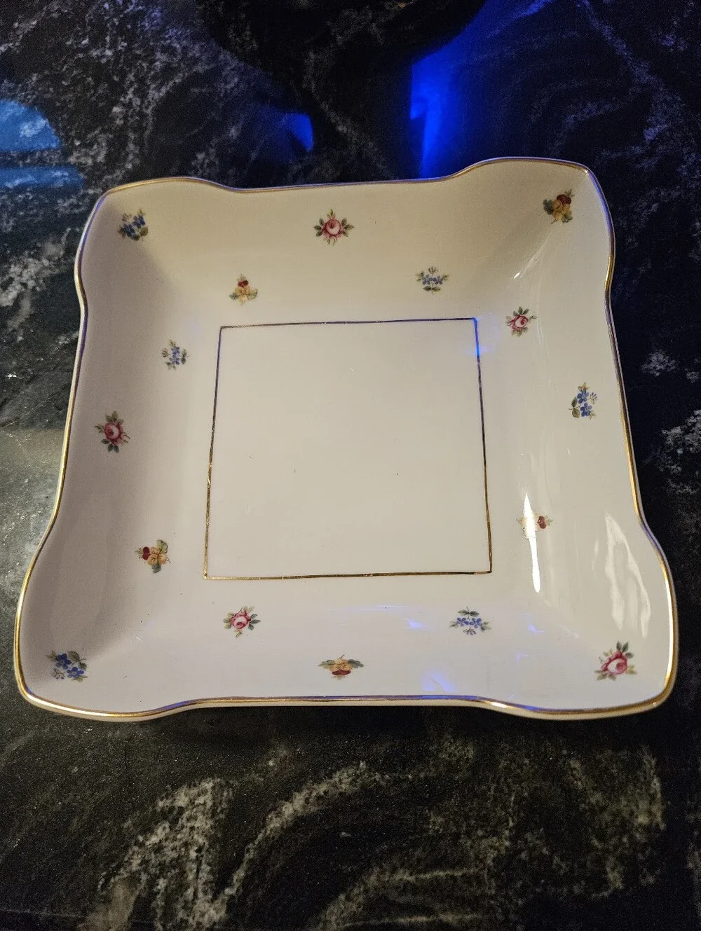 Vintage Rosenthal Selb Germany Square Serving Dish - U.S. Zone Mark (1946-1949)